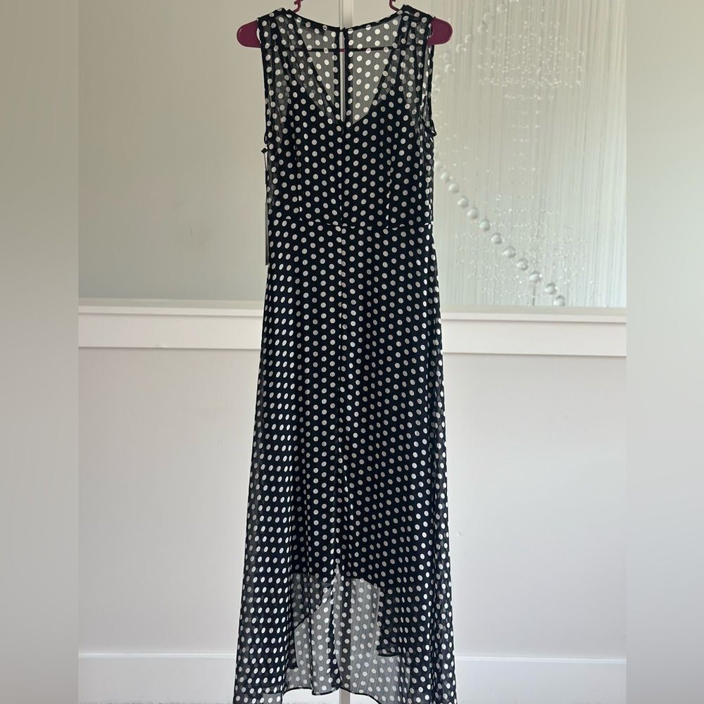 Calvin Klein Polka dot Sleeveless midi dress - Picture 7 of 8